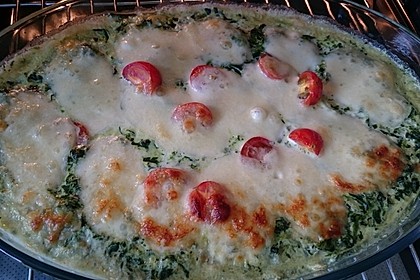 Gnocchiauflauf mit Spinat und Cherrytomaten 13
