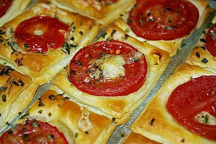 Blätterteig - Tomaten - Quadrate 39