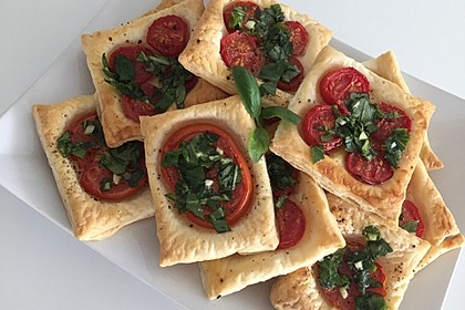 Blätterteig - Tomaten - Quadrate 92