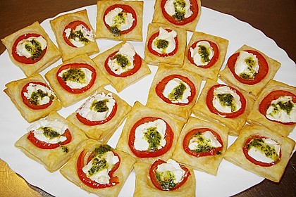 Blätterteig - Tomaten - Quadrate 118