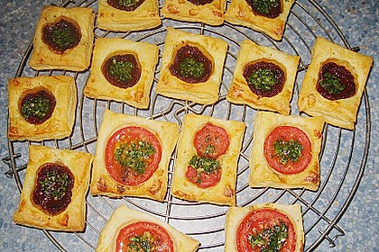 Blätterteig - Tomaten - Quadrate 209