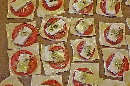 Blätterteig - Tomaten - Quadrate 184