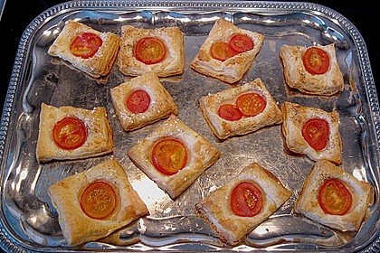 Blätterteig - Tomaten - Quadrate 187