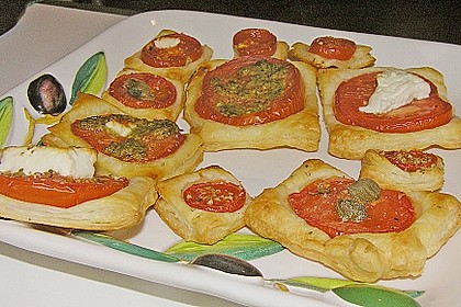 Blätterteig - Tomaten - Quadrate 188