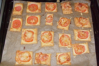 Blätterteig - Tomaten - Quadrate 215