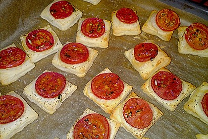Blätterteig - Tomaten - Quadrate 159