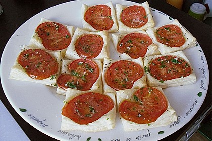 Blätterteig - Tomaten - Quadrate 167