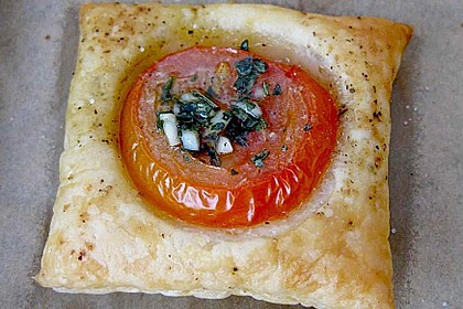 Blätterteig - Tomaten - Quadrate 68