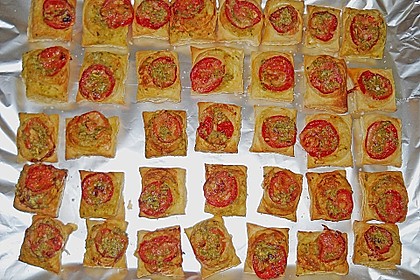 Blätterteig - Tomaten - Quadrate 194