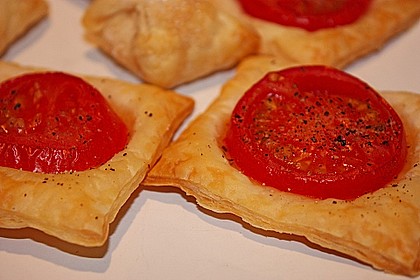 Blätterteig - Tomaten - Quadrate 133