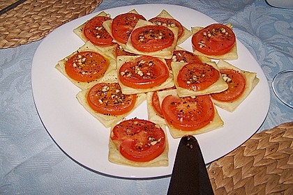 Blätterteig - Tomaten - Quadrate 166