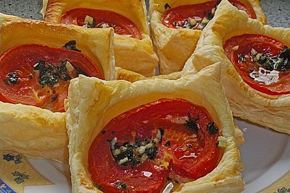 Blätterteig - Tomaten - Quadrate 47