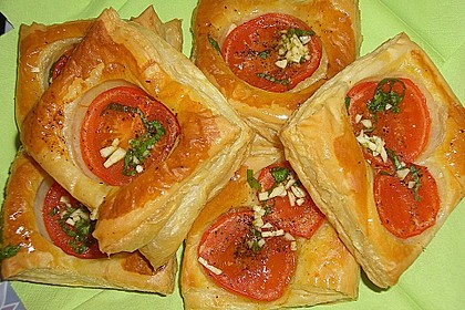 Blätterteig - Tomaten - Quadrate 57