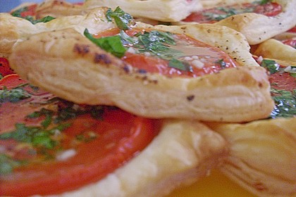 Blätterteig - Tomaten - Quadrate 205