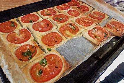 Blätterteig - Tomaten - Quadrate 202
