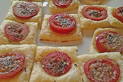 Blätterteig - Tomaten - Quadrate 203