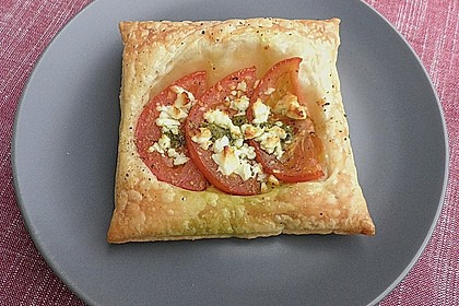 Blätterteig - Tomaten - Quadrate 76