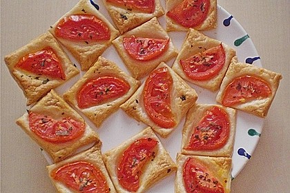 Blätterteig - Tomaten - Quadrate 172