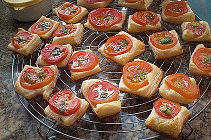 Blätterteig - Tomaten - Quadrate 115