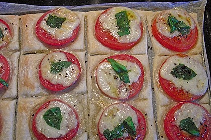 Blätterteig - Tomaten - Quadrate 196