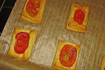 Blätterteig - Tomaten - Quadrate 182