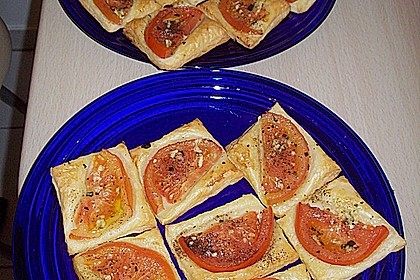 Blätterteig - Tomaten - Quadrate 170