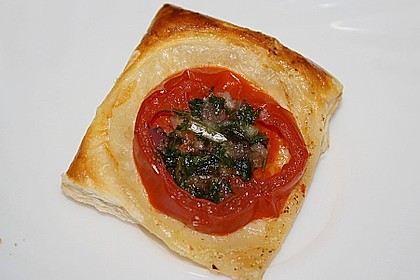 Blätterteig - Tomaten - Quadrate 81