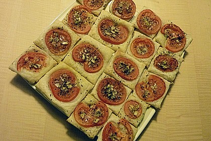 Blätterteig - Tomaten - Quadrate 212