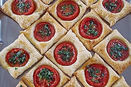 Blätterteig - Tomaten - Quadrate 116