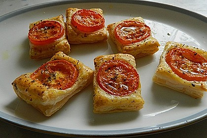 Blätterteig - Tomaten - Quadrate 58