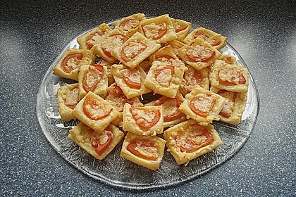 Blätterteig - Tomaten - Quadrate 190