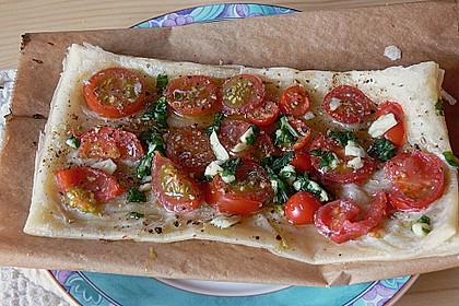Blätterteig - Tomaten - Quadrate 218