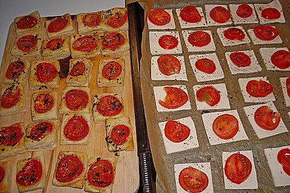 Blätterteig - Tomaten - Quadrate 191