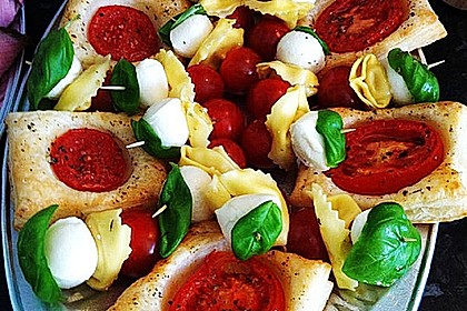 Blätterteig - Tomaten - Quadrate 78