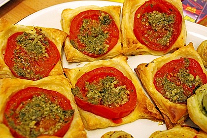 Blätterteig - Tomaten - Quadrate 163
