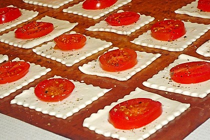 Blätterteig - Tomaten - Quadrate 101