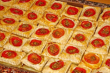 Blätterteig - Tomaten - Quadrate 69