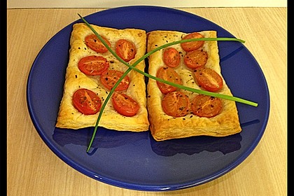Blätterteig - Tomaten - Quadrate 174