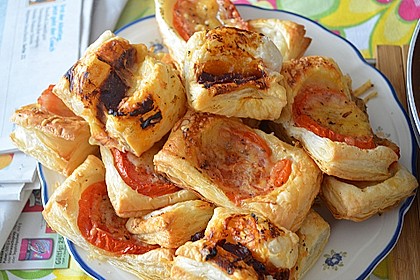 Blätterteig - Tomaten - Quadrate 207