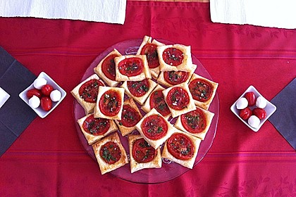 Blätterteig - Tomaten - Quadrate 162