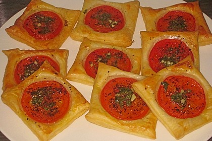 Blätterteig - Tomaten - Quadrate 59