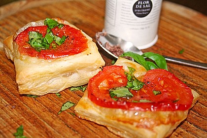 Blätterteig - Tomaten - Quadrate 33