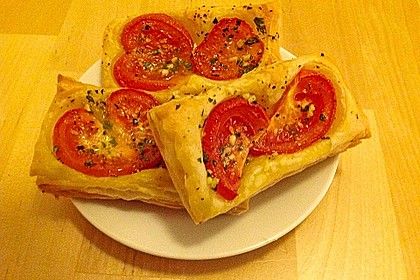 Blätterteig - Tomaten - Quadrate 171