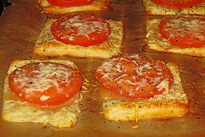 Blätterteig - Tomaten - Quadrate 139