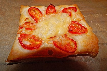 Blätterteig - Tomaten - Quadrate 195