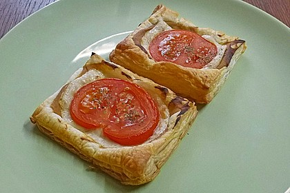 Blätterteig - Tomaten - Quadrate 74