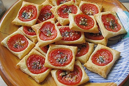 Blätterteig - Tomaten - Quadrate 17