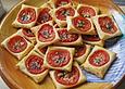Bl&auml;tterteig - Tomaten - Quadrate