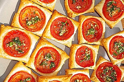 Blätterteig - Tomaten - Quadrate 77