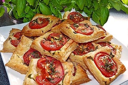Blätterteig - Tomaten - Quadrate 19